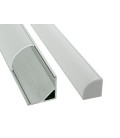 Perfil 1Metro de aluminio en ángulo