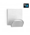 COLGADOR ADHESIVO CROMO CON BASE INOX