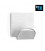 COLGADOR ADHESIVO CROMO CON BASE INOX