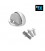 TOPE PUERTA METALICO CON TORNILLO CROMAD