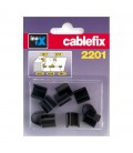 ENLACES RECTO PARA CABLEFIX NEGRO