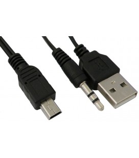 CABLE USB TIPO A MACHO A MINI USB 1,5M