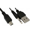 CABLE USB TIPO A MACHO A MINI USB 1,5M