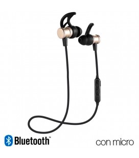 Auric.Stereo Bluetooth Deportivos Dorado