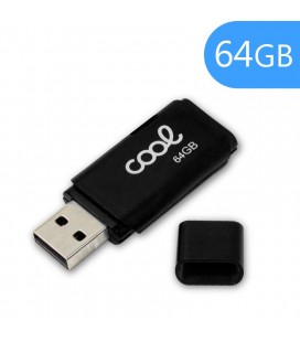 PenDrive USB x64 GB 2.0 COOL Cover Negro