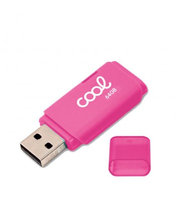 Pen Drive USB x64 GB 2.0 COOL Cover Rosa