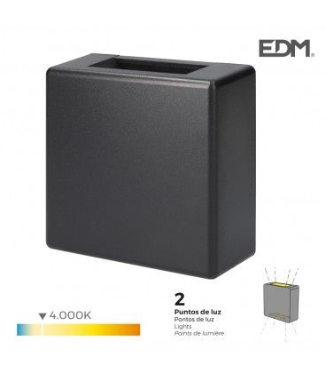 3W 4,000K 85LM LUZ DIA APLIQUE LED