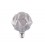 GLOBO CRISTAL SMOKY DIAMANTE 4W