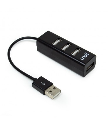 Hub USB 2.0Universal 4 Puertos USB Negro