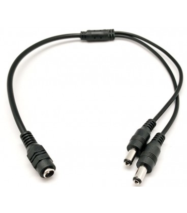 Cable alimentación 1x2, 5.5x2.1mm