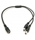 Cable alimentación 1x2, 5.5x2.1mm