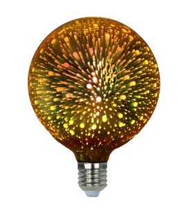 GLOBO G125 LED 3D GOLD 4W CALIDA