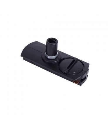 Luminaria prensa estopa monofasico Negro