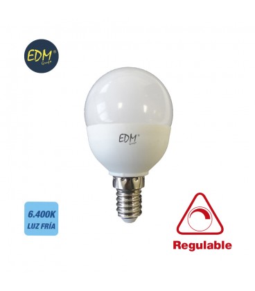 ESFERICA LED REG. 5.5W FRIA E14