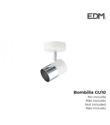 FOCO "MOON" 1 ELEMENTO BLANCO HUESO