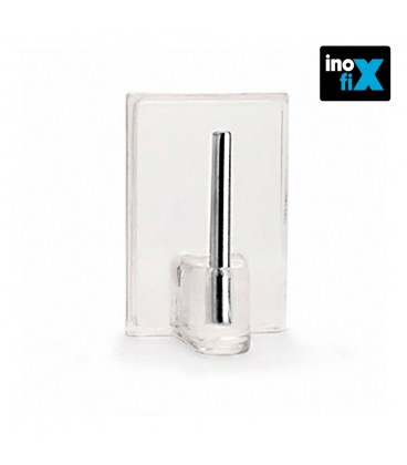 COLGADOR ADHESIVO VISILLOS TRANSPARENTE 
