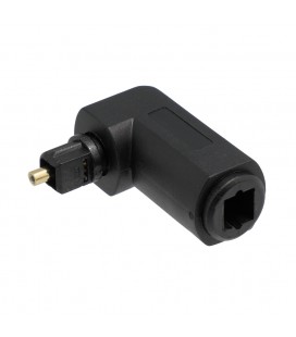 Adaptador Toslink hembra a Toslink macho