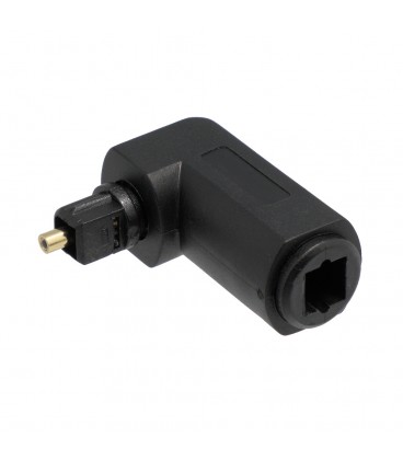 Adaptador Toslink hembra a Toslink macho