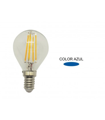 ESFERICA LED AZUL 1,5W E14