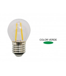 ESFERICA LED VERDE 1,5W E27