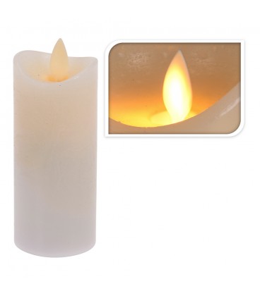 VELA LED EFECTO FUEGO REAL 11X5CM