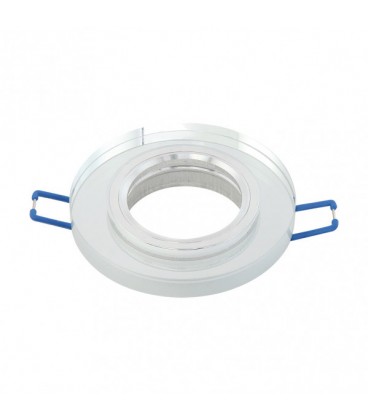 EMPOTRABLE CRISTAL 1XGU10 REDONDO TRANS