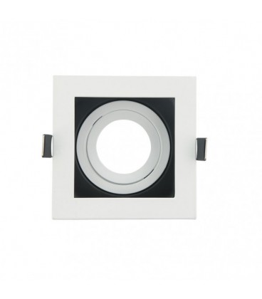 EMPOTRABLE ORIENT. 1XGU10 CUADRADO BL/N