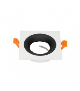 EMPOTRABLE 1XGU10 CUADRADO BL/N