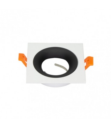 EMPOTRABLE 1XGU10 CUADRADO BL/N
