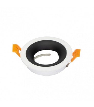 EMPOTRABLE 1XGU10 REDONDO BL/N