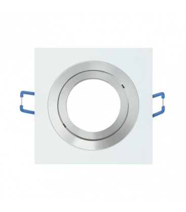 EMPOTRABLE ORIENT. 1XGU10 CUADRADO BL/CR