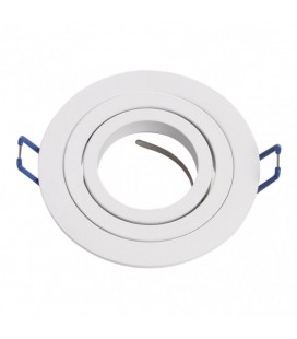 EMPOTRABLE ORIENTABLE 1XGU10 REDONDO BL