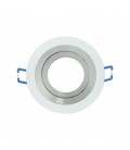 EMPOTRABLE ORIENT. 1XGU10 REDONDO BL/CR