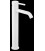 Grifo lavabo alto Like blanco