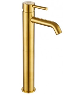 Grifo lavabo alto Like Oro Titanio