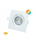 7W ARO CUADRADO EMPOTRABLE LED BLANCO
