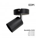 FOCO NEGRO 1 ELEMENTO GU10