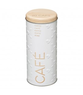 CAJA METALICA PARA CAPSULAS DE CAFE