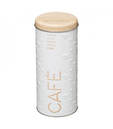CAJA METALICA PARA CAPSULAS DE CAFE
