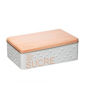 3CAJA METALICA PARA AZUCAR 1KG RECT.