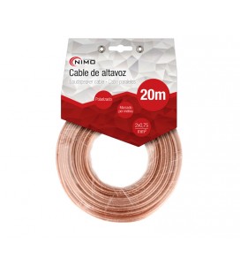CABLE PARALELO ALTAVOZ 2X075 20M