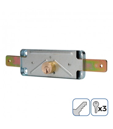 CERRADURA PERSIANA 154MM 3 LLAVES INCLUI