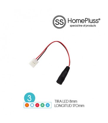 Conector para tira LED monocromo a DC 