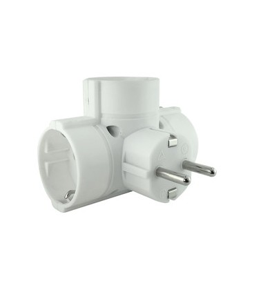 Clavilla Tres Deriv.Schuko 16A