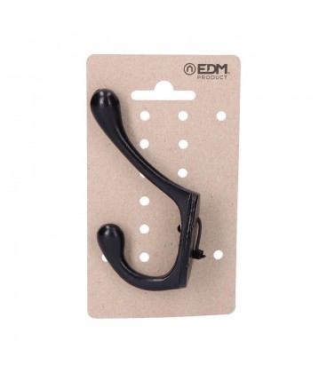 COLGADOR FORJA NEGRO PEQUEÑO EN CARTON