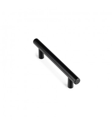 4 TIRADORES DE MUEBLE TIPO ASA NEGRO MAT