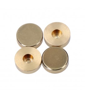 PACK 4U EMBELLECEDOR LATON ROSCADO 12