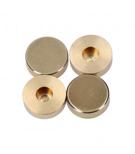PACK 4U EMBELLECEDOR LATON ROSCADO 18