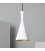 LAMPARA COLGANTE MOD. LENN BLANCO