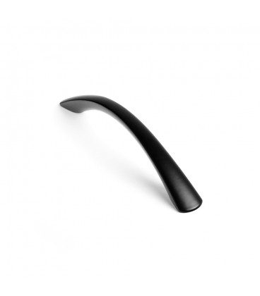 4 TIRADORES DE MUEBLE TIPO ASA NEGRO MAT